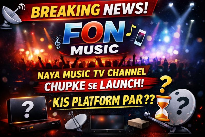 FON Music ek naya music TV channel hai jo bina announcement ke add hua hai. Janiye FON Music channel kis platform ya set-top box par available hai, frequency aur complete details.